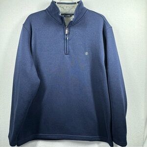 IZOD Advantage Performance‎ Men’s XL 1/4 Zip Long Sleeve Pullover Shirt NWOT